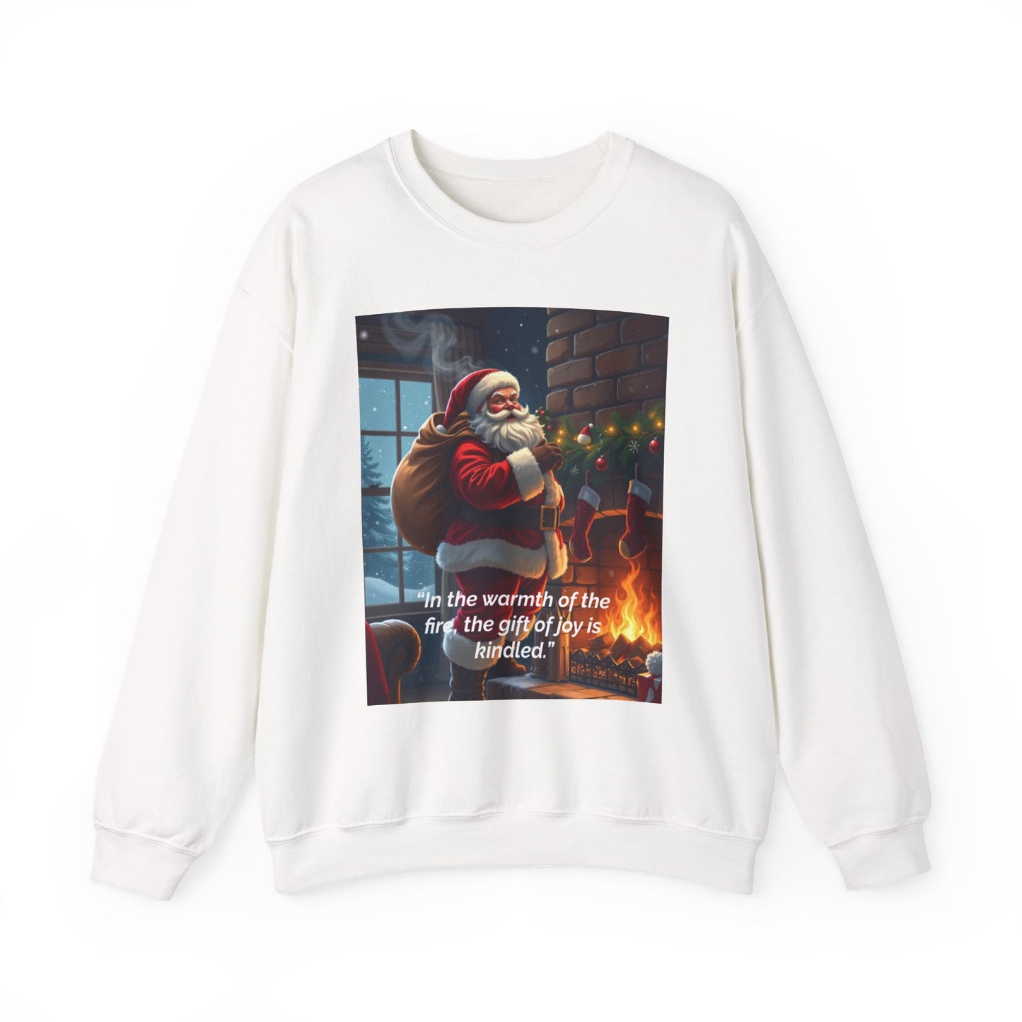 In the warmth of the fire, the gift of joy is kindled