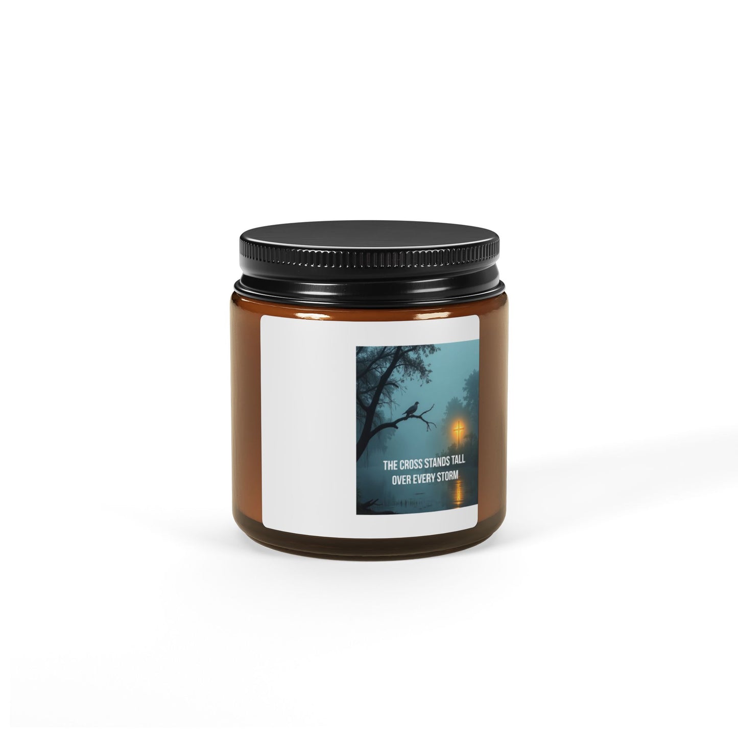 Amber Soy Candle — Tranquil Evening Scented Jar (Multi-Size)