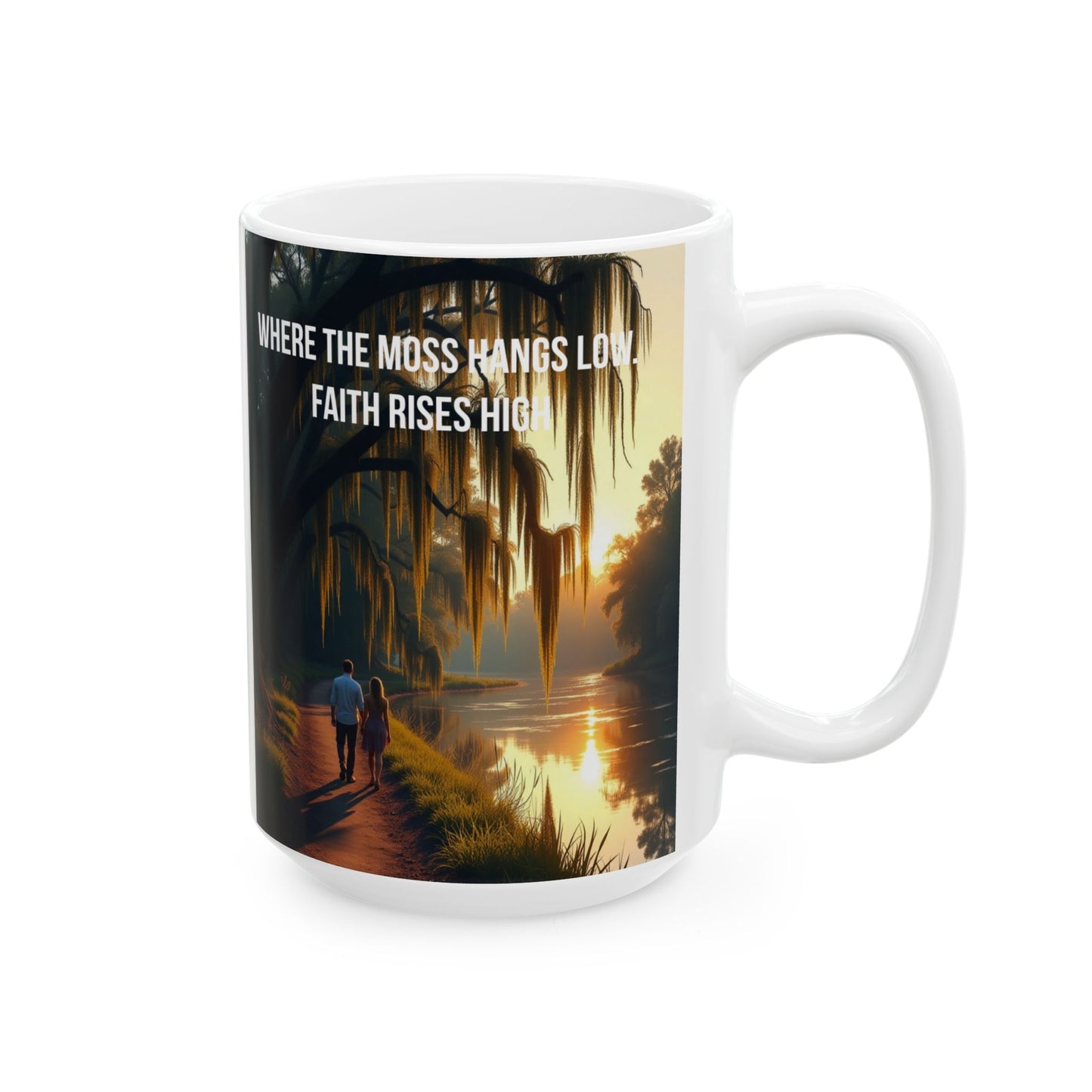 Where the Sun Sets Ceramic Mug — Inspirational Sunset Coffee Cup (11oz & 15oz)