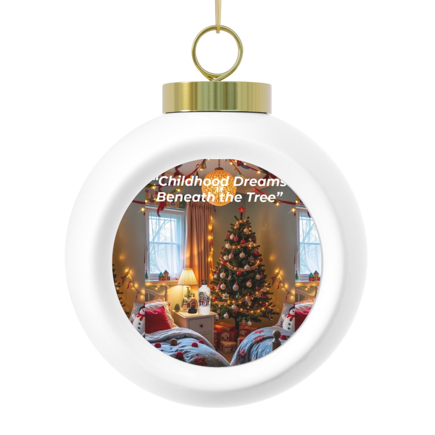 Personalized Christmas Ball Ornament, Unique Tree Decor, Holiday Gift, Merry Christmas Decor, Ornament for Family, Custom Keepsake