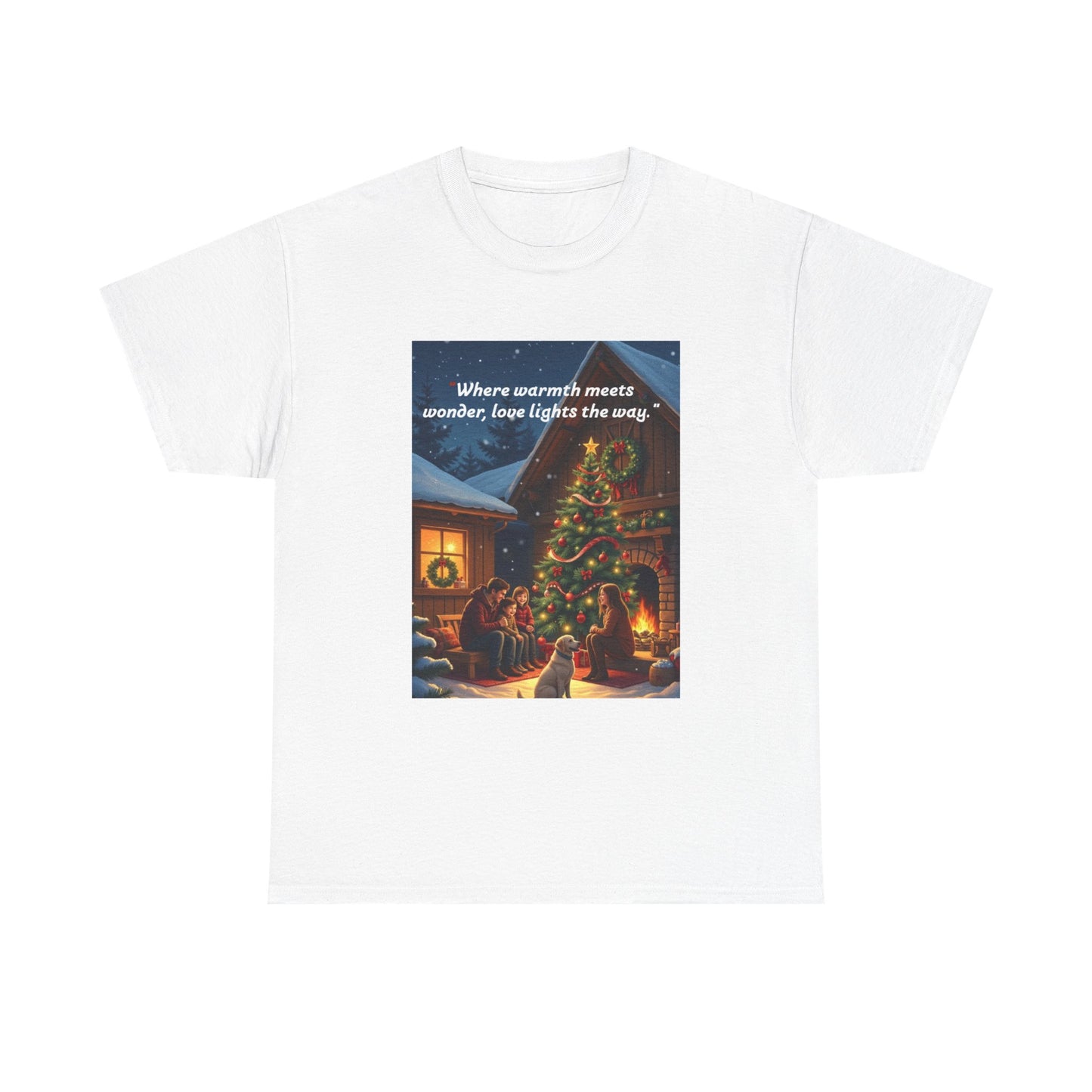 Cozy Holiday Tee: Where Warmth Meets Wonder, Perfect for Christmas, Gift, Unisex Cotton Shirt, Winter Apparel, Festive Wear