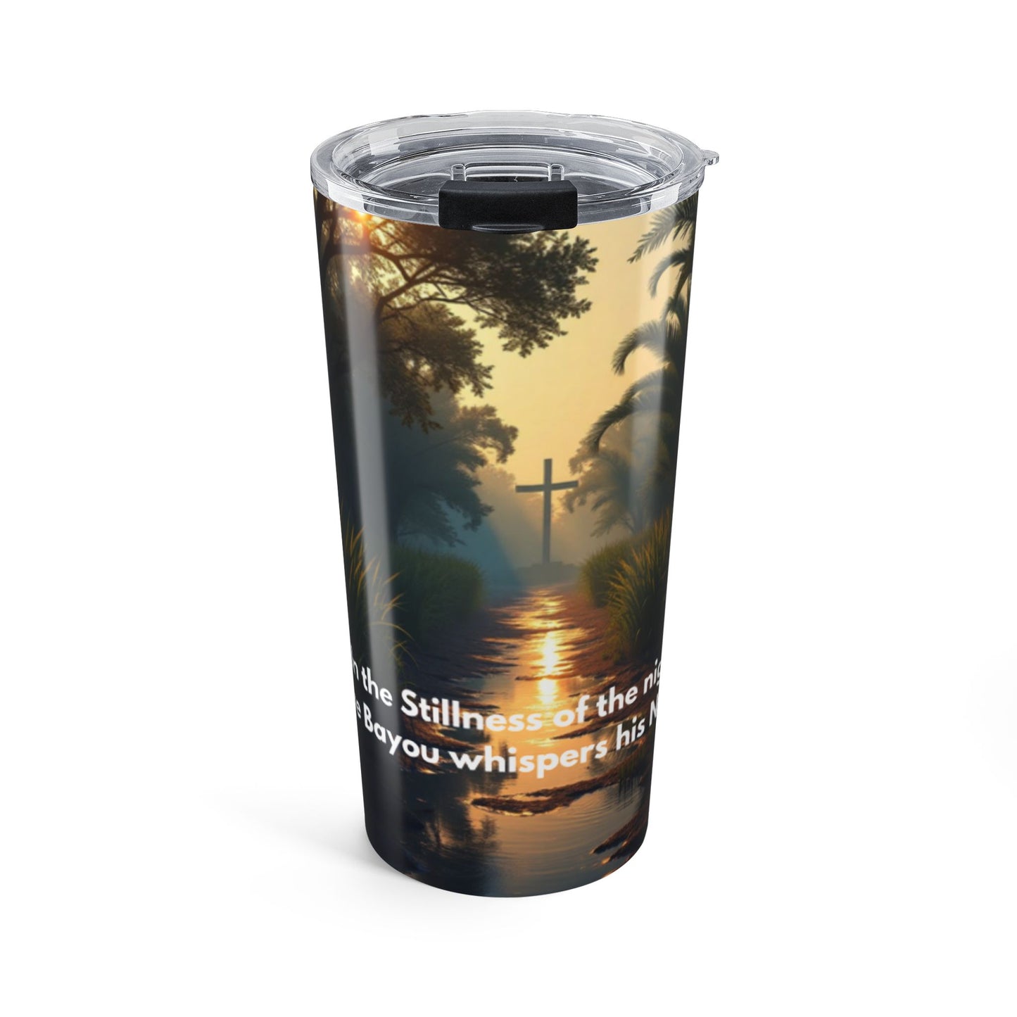 Christian Cross 20oz Tumbler — Inspirational Scenic Faith Travel Mug