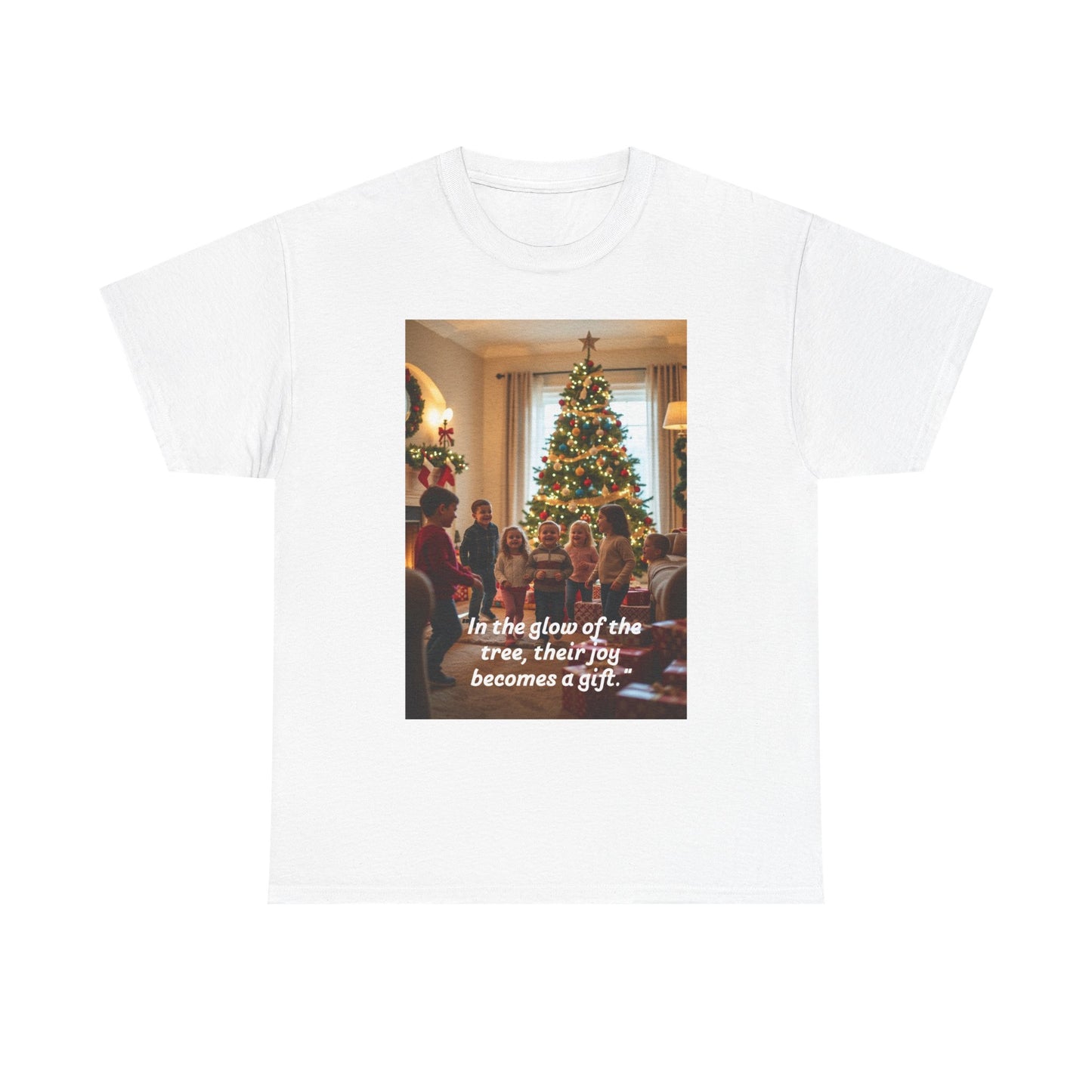 Christmas Gift Tee, Unisex Heavy Cotton T-Shirt, Holiday Apparel, Family Gathering Outfit, Seasonal Wear, Gift Idea for Him and Her