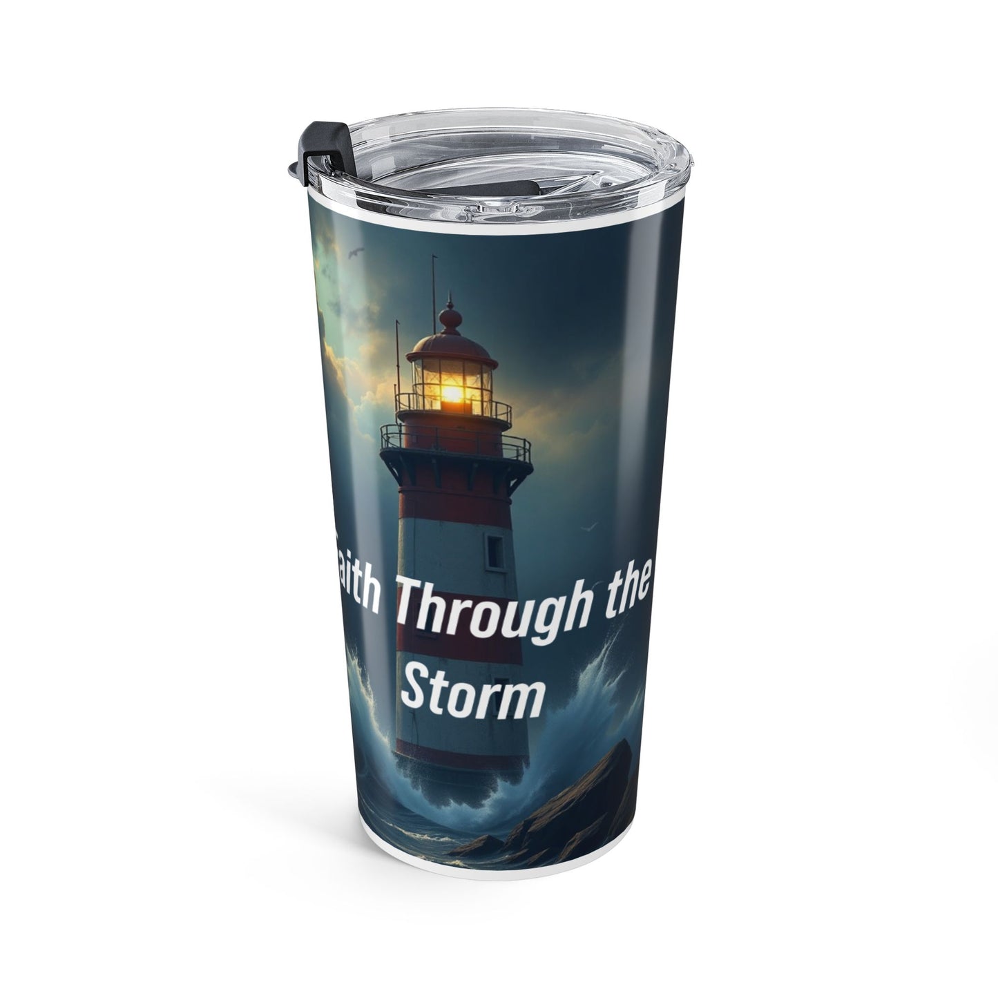 Faith Moves Mountains 20oz Tumbler – Inspirational Christian Travel Cup