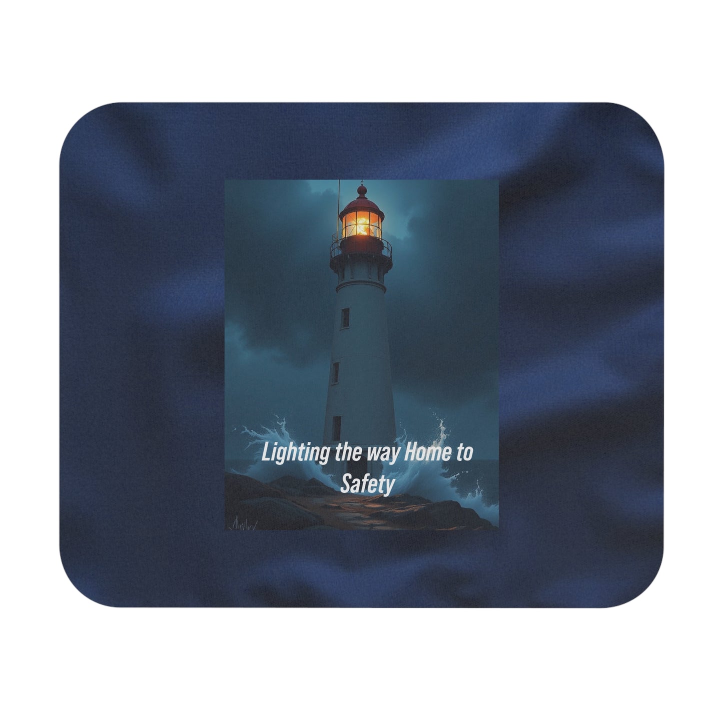 Lighthouse Mouse Pad – "Lighting the way Home to Safety" Desk Mat