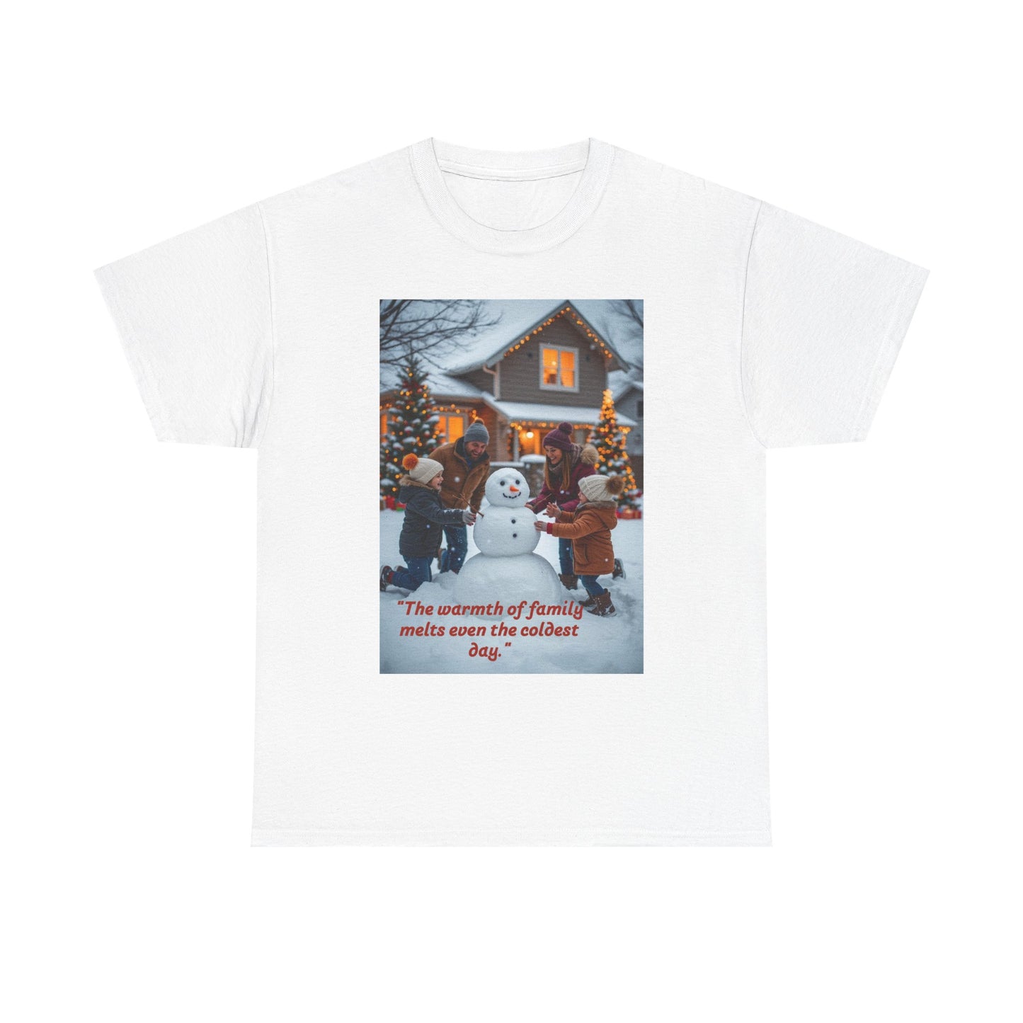 Cozy Family Holiday Tee - Perfect for Christmas Gatherings, Family Photos, Winter Apparel, Holiday Gifts, Seasonal Wear