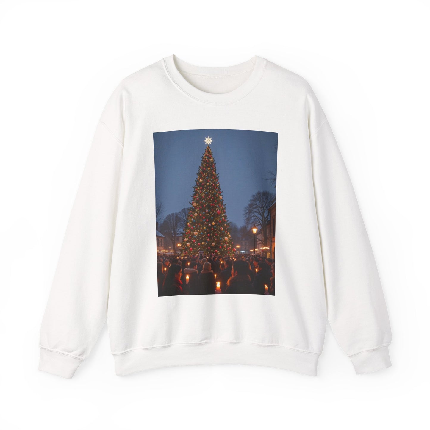 Christmas Tree Crewneck Sweatshirt, Cozy Holiday Apparel, Unisex Christmas Gift, Winter Fashion, Festive Sweatshirt