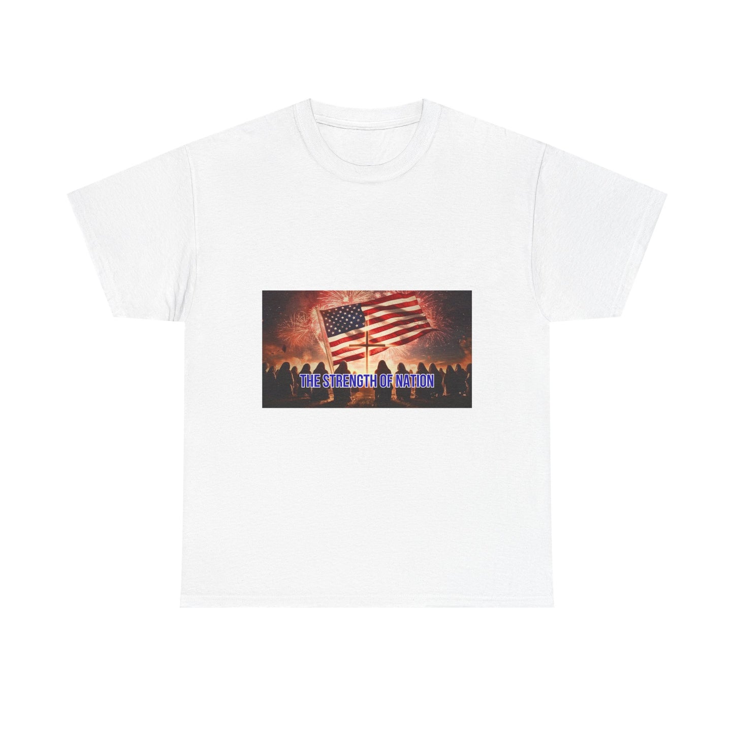 American Flag Tee — "One Nation Under God" Patriotic Cotton T-Shirt