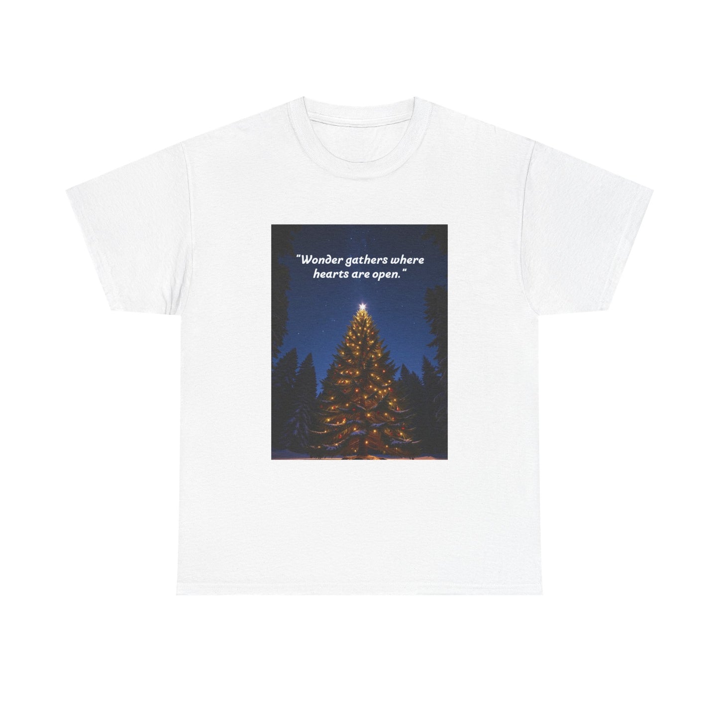 Holiday Spirit Unisex Tee - "Wonder gathers where hearts are open" - Perfect for Christmas, Gift, Cozy Wear, Casual Outfit, Family [...]