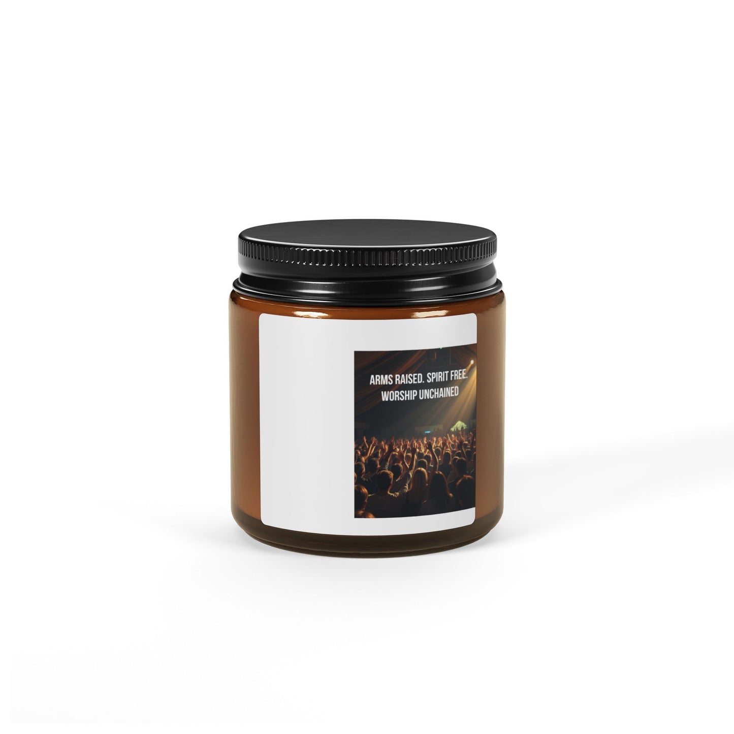 Worship Concert Scented Soy Candle — Amber Jar (Multi-Size)